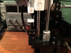 adjustable endstop prusa i3 3d printer parts hesine m-505 3d print model - Mito3D