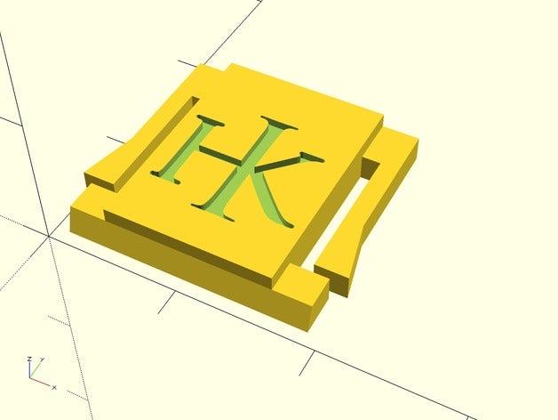 hk marca cubierta de la zapata cámara 3D print model - Mito3D