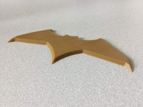 batman superman batarang props 3d print model - Mito3D