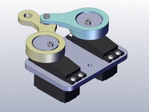small xy servo movement robotics big torque high speed precise 3d print model - Mito3D