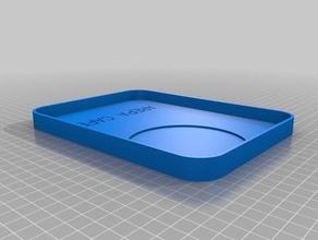 arepa cafe paramétrico de la bandeja cocina comedor personalizado 3d print model - Mito3D