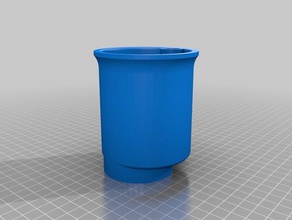 pergo filtro taça se encaixa zr-230 recipientes 3dmodel 3dprintable 3dprinting Impressora 3d abs e3d v6 pla viajar copo de vidro água 3d print model - Mito3D