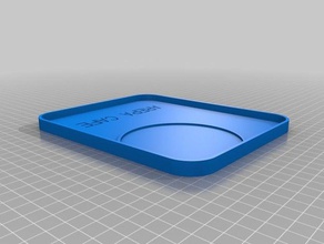 arepa cafe 2 paramétrico de la bandeja cocina comedor personalizado 3d print model - Mito3D