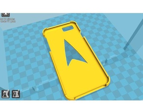 star trek phone case mobile 3d print model - Mito3D