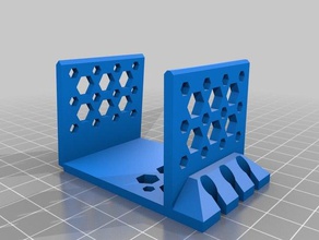 kartell table cable catcher office customized 3d print model - Mito3D