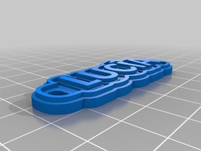 mi personalizados lluvia llavero llaveros 3d print model - Mito3D