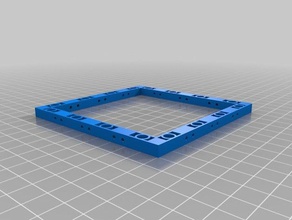 mi personalizados openforge 20 llanura base magnética personalizador de juguete juego accesorios 3d print model - Mito3D