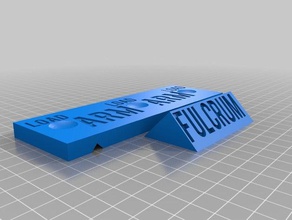 einfache Hebel lernen Bildung engineering Schule Wissenschaft Maschinen 3d print model - Mito3D