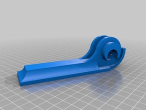 ridgid ts3650 fence lever parts 3d print model - Mito3D