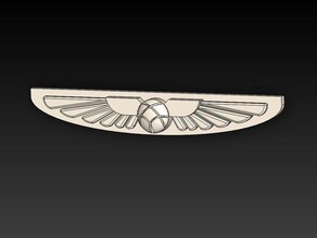 unity wings badge coins badges 3d print model - Mito3D