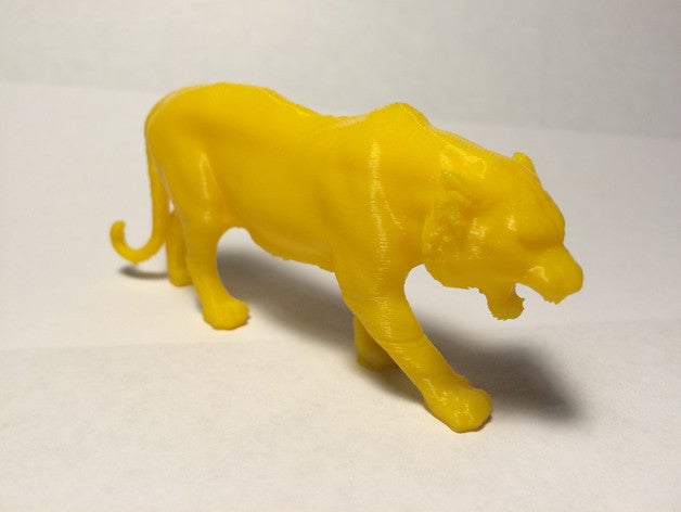 mike tigre louisiana state university animais estátua 3D print model - Mito3D
