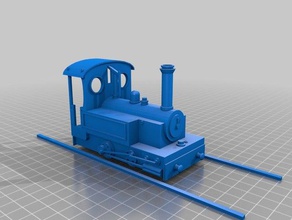 copy miniature railway steam engine 3d printing 3d print model - Mito3D