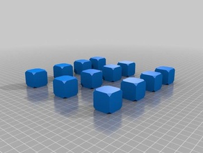 zen cubi v04 distanziati 3d stampa 3d print model - Mito3D