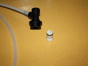 cornelius keg ball lock hose flusher diy 3d print model - Mito3D