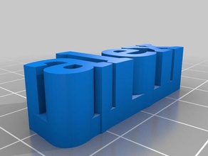 meu personalizada 3d placa com o nome de alex esculturas 3d print model - Mito3D