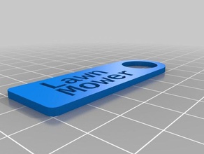 1 çim biçme anahtarı organizasyon özelleştirilmiş 3d print model - Mito3D
