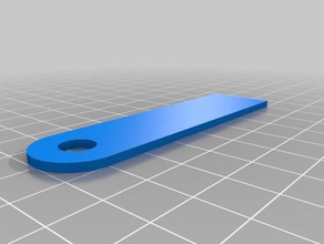 blank keychain organization customized 3d print model - Mito3D