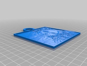 carmen 2d art personalizado 3d print model - Mito3D