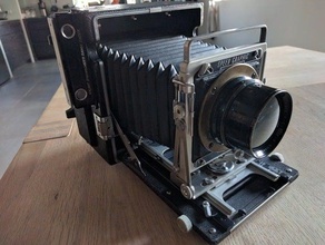 objektif hızı grafik plakalar kamera 4x5 lensboard lens kurulu fotoğraf 3d print model - Mito3D
