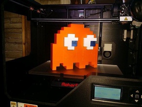 pacman 3d lampada sculture 3d print model - Mito3D