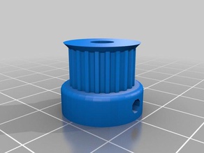 gt2 2mm pulley 22 tooth 3d printer parts customized 3d print model - Mito3D