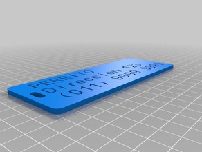 etiqueta de perro organización personalizado 3d print model - Mito3D