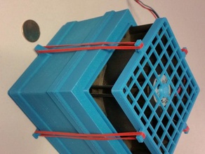 active carbon hepa filter assembly set 3d printer accessories 3d print model - Mito3D