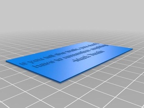 meine maßgeschneiderten business-Kontakt-Karte-generator office 3d print model - Mito3D