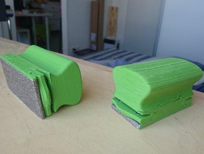 sand paper-handler tools diy Halter sander nützlich 3d print model - Mito3D