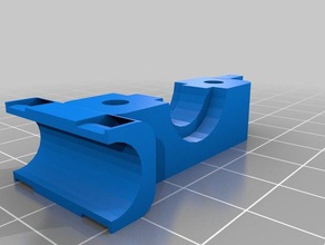 bowden clamp zip tie ear 3d printer extruders 3d print model - Mito3D