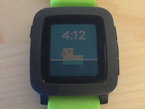 pebble time watch straps accessories band 3d print model - Mito3D