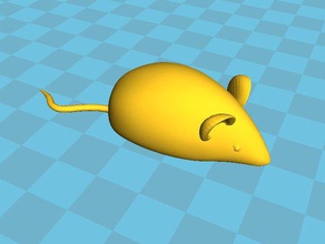 mouse animais Mouse 3d pequeno rato smallmouse 3d print model - Mito3D