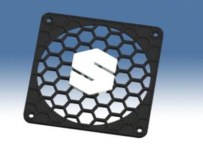 swerigs 120mm fan grill computer 3d print model - Mito3D