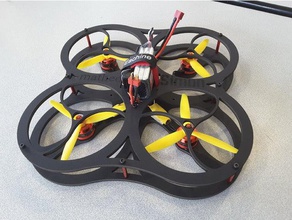 drone projesi yaprak Robotik 3d printer arketype cao diy diydrones fablab flying lasercut medium naze32 quadcopter remote solidworks uav wood 3d print model - Mito3D
