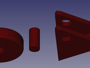 roulette pour petit meuble organization roulettes small weels 3d print model - Mito3D
