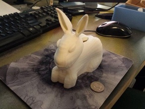 conejo banco 3d la impresión alcancía 3d print model - Mito3D