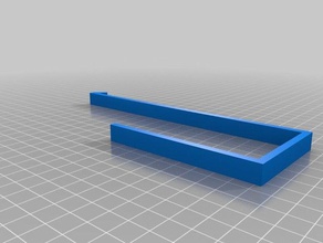 cubicle-hanger-10x52x90 organization customized 3d print model - Mito3D