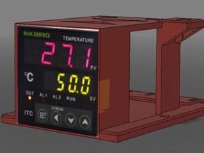 carcaça do termostato inkbird itc-100 diy caso pt100 termômetro 3d print model - Mito3D