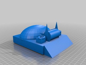 basic battlebot-Außenschale nur 3d drucken 3d print model - Mito3D