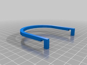 600ml water bottle clip other 3d print model - Mito3D