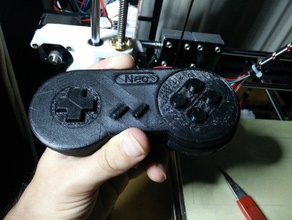 snes controller kind toy game accessories 3d print model - Mito3D