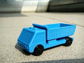 dumpertipper kamyon oyuncak oyun aksesuarlar damperli lorry 3d print model - Mito3D
