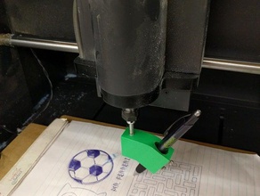cnc caneta titular a máquina as ferramentas carvey dremel plotter shapeoko 3d print model - Mito3D