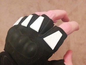 glove armor plates other 3d print model - Mito3D