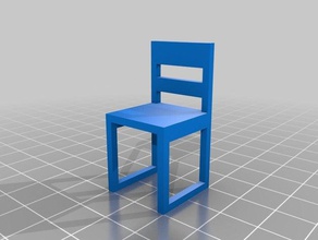 bridge test chair model furniture 3d print model - Mito3D
