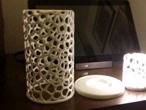 miriam lamp ikea led decor voronoi 3d print model - Mito3D