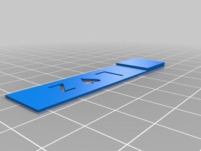 my customized bookmark text image office 3d print model - Mito3D