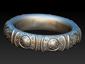 tibetano braccialetto-zbrush pratica moda 3d print model - Mito3D