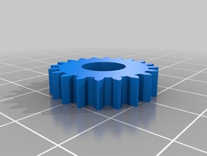 engranaje de la prueba partes personalizado 3d print model - Mito3D