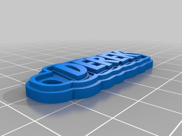 derek chaveiros personalizado 3D print model - Mito3D